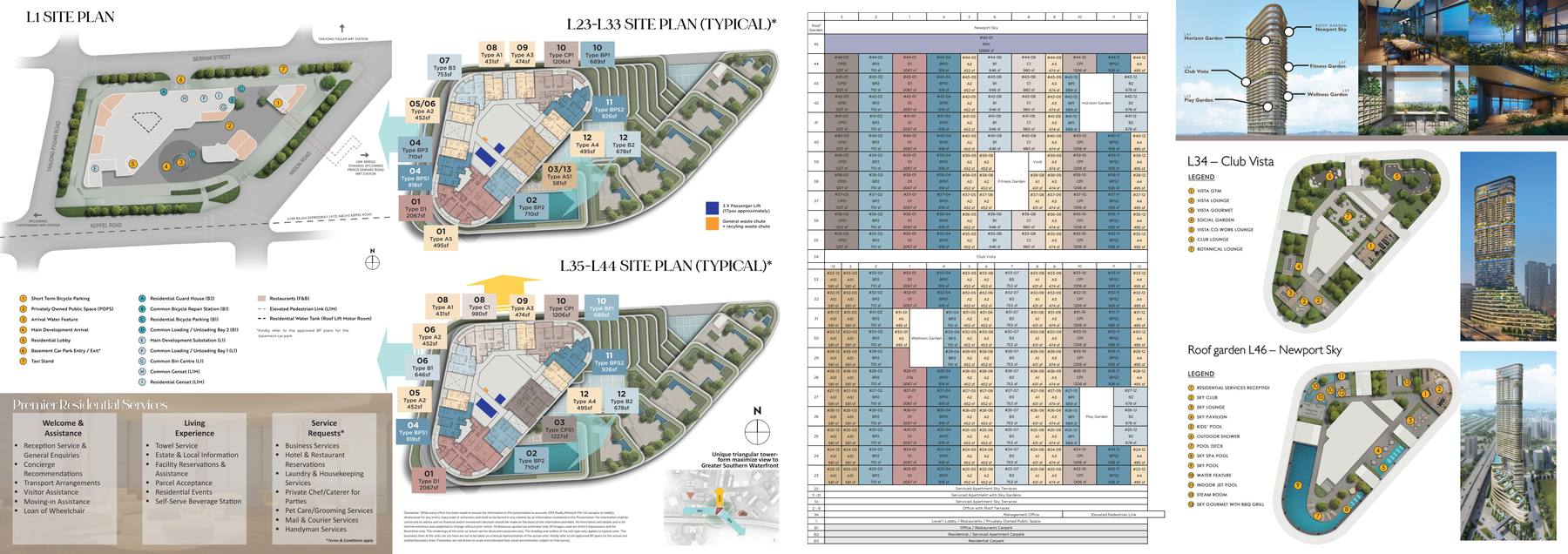 Newport Residences Site Plan