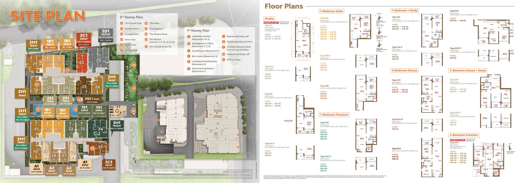 One Sophia Site Plan